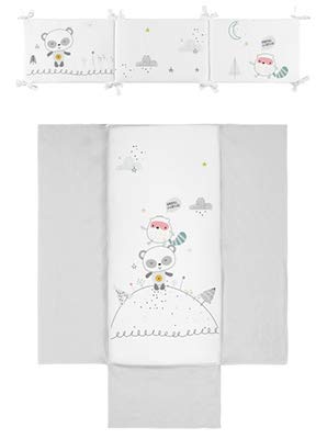 Bimbi Chic Edredon+Prot.60X120 202 Panda 601 20 - Edredones, unisex