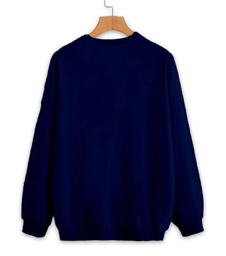 Image of Mack Jonney Solid Round Neck Cotton Fleece Sweatshirt for WOMEN-VMACK639269