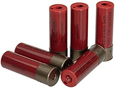 Pack de 6 Cartuchos Bolas Airsoft Escopeta Battle Axe