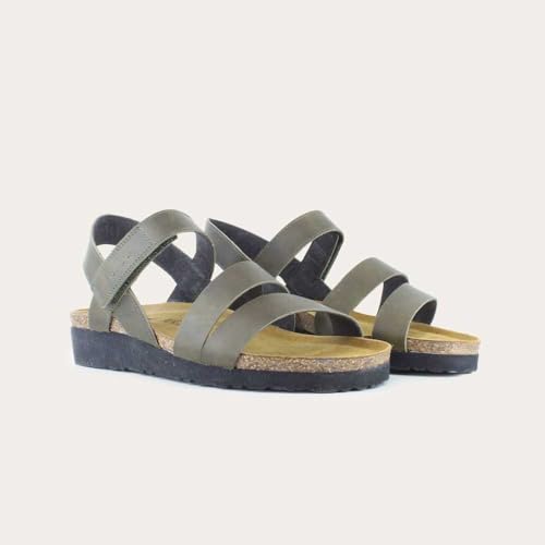 Image of NAOT Kayla Women's Sandals - Supportive 3-Strap Design with Backstrap, Cork & Latex Footbed - Arch Support - Travel-Friendly Comfortable Walking Sandals for All-Day Wear