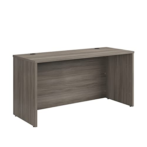 OfficeWorks by Sauder Affirm 60 X 24 Desk Shell/cred/Return, Hudson Elm Finish -  Sauder Woodworking, 427415