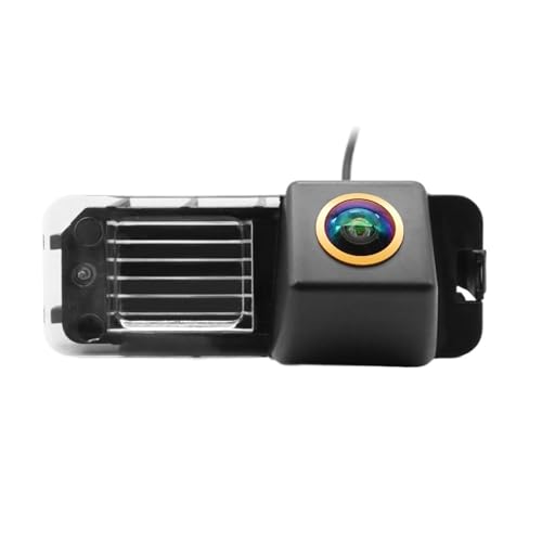 Caméra de voiture avec vision nocturne et lentille dorée pour Golf 6 Polo 6R Passat