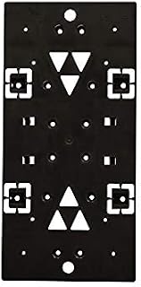 Gibraltar Mailboxes Universal Mailbox Mounting Bracket Molded Plastic Black, Mounting Bracket, PLMB0060