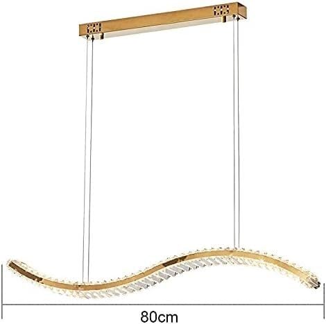 Modern Simple Light Luxury Crystal S-Shaped Chandelier Living Room Bedroom Study Dining Room Led Lighting