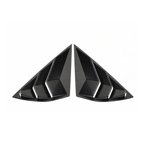 Cache-persiennes haut de gamme pour vitres Mustang Mach-E style sportif noir mat
