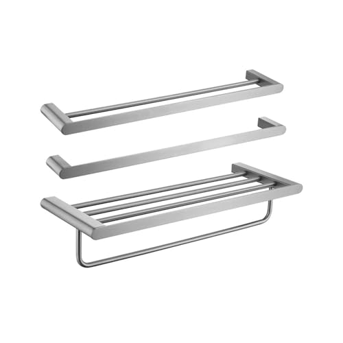Ensemble d'accessoires de salle bain brossé pour moderniser votre routine