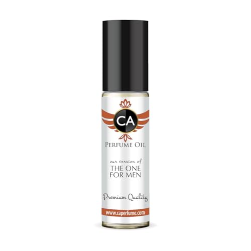 CA Perfume Impression of The One For Men Eau De Parfum Woody Spicy Scent Long Lasting Cologne for Men Travel Size TSA Ready for Day and Night Wear 0.33 Fl Oz 10ml