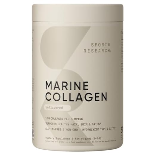 Sports Research Marine Collagen Peptides Powder