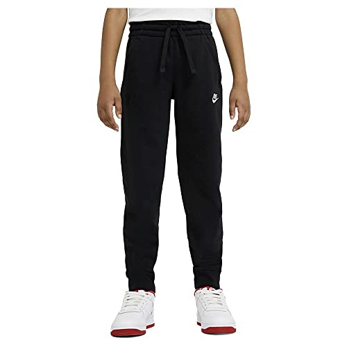 NIKE Boy's Sportswear Club Fleece Pants, Schwarz-weis, 8 Years UK