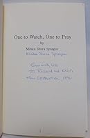 One to Watch, One to Pray 0819214523 Book Cover