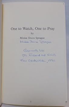 Paperback One to Watch, One to Pray: A Devotional Introduction to the Gospels Book