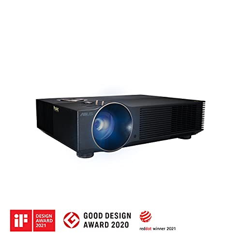 Asus Proart A1 Led Professional Projector - Full Hd, 3000 Lumens, ∆E < 2, 98% Srgb And Rec. 709, World’s First Calman Verified Projector, 2D Keystone Correction, 1.2X Zoom Ratio, Wireless Mirroring #TOP1