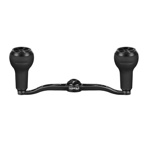 GOMEXUS Power Handle 8x5mm Compatible for Shimano Tranx 300 400 Curado 300K Daiwa Lexa Taluta Abu Garcia Revo Low Profile Lew's Baitcasting Reel Handle with TPE knob 120mm | Bass Fishing