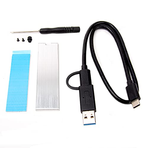 Caja Externa SilverStone USB-C 3.2 Gen2 NVMe/SATA M.2 SSD miniatura 5