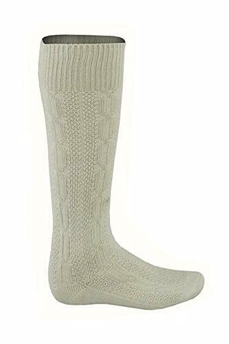 MCW Gear MENS WHITE BAVARIAN OKTOBERFEST/CAUSAL LEDERHOSEN SOCKS PAIRS (7)