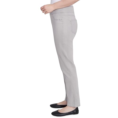 Ruby Rd. Womens Womens Mid-Rise Pull-on Straight Extra Stretch Denim Pant4