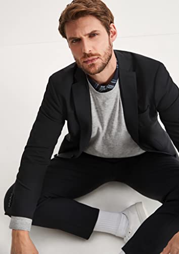 s.Oliver BLACK LABEL Herren Business-Anzug Jacke 160.11.899.15.153.2053723 , Schwarz , 98