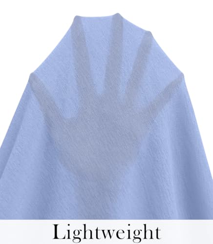 Image of Iandroiy Women's 3 /4 Sleeve Shrugs Lightweight Open Front Cropped Cardigan for Women