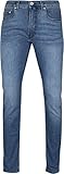 Maße zur Größenorientierung: Herrenhose mit Fußweite 38 cm bei Größe 34/34, das Model ist 189 cm groß und trägt Größe 33/32, Beininnenlänge 86,5 cm