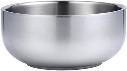 ご飯碗 茶碗 冷麺器 麺鉢 麺丼 ラーメン丼 丼ぶり 真空 断熱 二重壁 真空 断熱 ステンレス鋼製 どんぶり 食器食器 キッチン用品 業務用 ラーメン容器 2個セット(L,A*2) [並行輸入品]