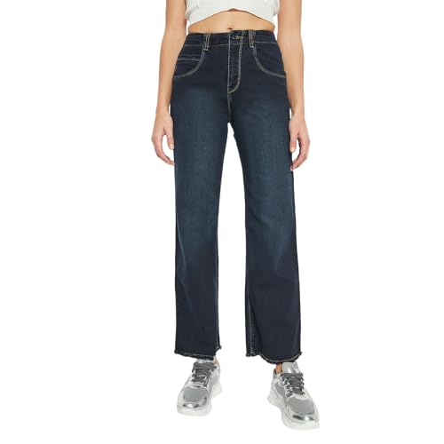Image of Duke Stardust Women Straight Fit Stretchable Jeans (SDD6743 Charcoal 30)