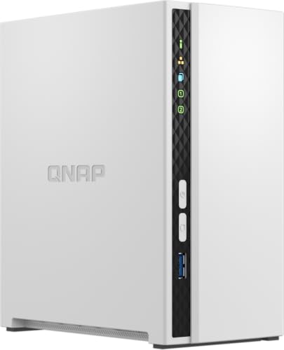 Image of QNAP TS-233-US 2 Bay Affordable Desktop NAS with ARM Cortex-A55 Quad-core Processor and 2 GB DDR4 RAM (Diskless)