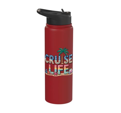 Cruise Life Cruising Ship Vacation Stainless Steel Insulated Water Bottle