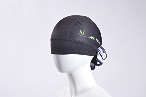 ShopINess Bandana Cap - Kopftuch - Bikertuch by (Schwarz)