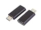 PremiumCord USB-C zu Micro-USB-Adapter, USB-C/Buchse zu USB 2.0 Micro-B/Stecker, Farbe schwarz