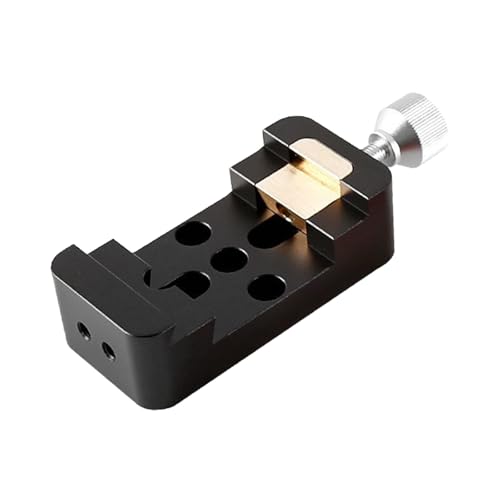 Montura dovetail para telescopio y soporte adaptador de aluminio como reemplazo práctico negro