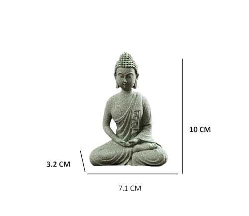 Image of Decor Buddha for Home and Aquarium Decoration (Outdoor - Indoor) Natural Looking