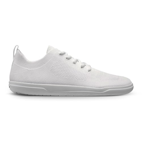 GROUNDIES Active Knit Men Herren Barfußschuh/Sneaker, White, 45