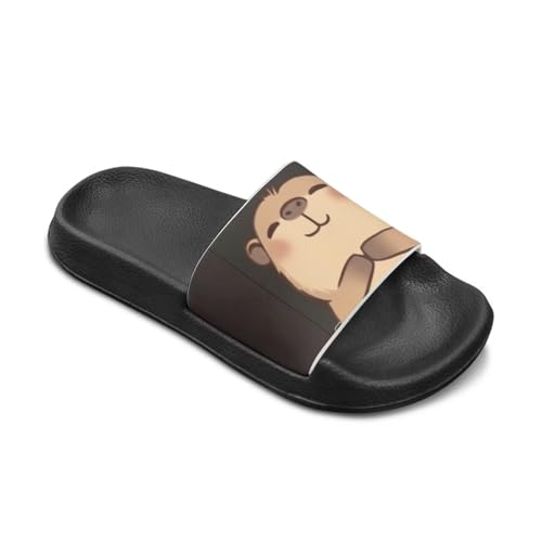 Image of Boy & Girls Slide Sandals Kids Shower Shoes Non Slip Summer Slippers Beach Sandals