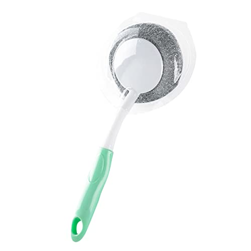 KOMBIUDA Dishwashing Brush Brown Rhinestone Hair Clips Bib Scarf Adult Cookware Cleaner with Handle Pot Dish Scrubber Posture Support Bras for Women Cleaning Brush Long Handle