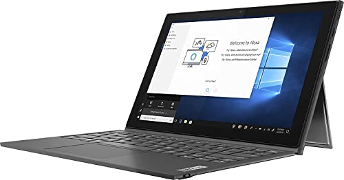 Lenovo Newest Tablet Duet 3I | 10.3 Inch Fhd Touchscreen | Intel Celeron N4020 | 4G Memory | 64Gb Emmc | Windows 11 S | Hugo Tech Mart Keyboard Included, Dale Gray #TOP2