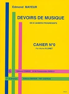 Livres Couvertures de Edmond Mayeur: Devoirs De Musique - Cahier 0