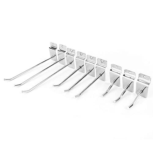 Miniatura 6 de Tyenaza 25 Piezas 15 Cm Gancho Para Panel De Pareds, Ganchos De Pareds De Listones, Ganchos Para Tablero Perforado De Pareds, Ganchos Expositores Para Tiendas, Para Joyerías, Boutiques, Supermercados