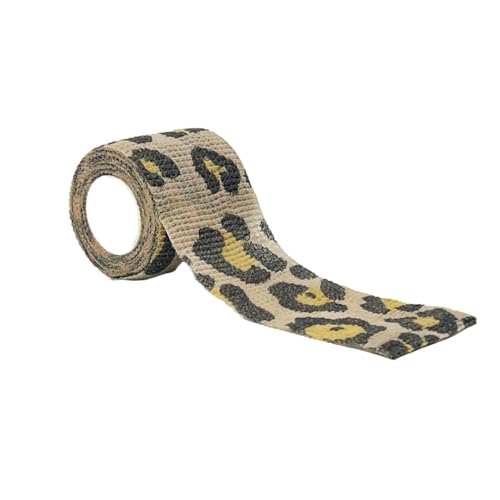 Cohesive Grip Wraps by Túle Beauty - Box of 12 - Leopard Print