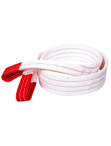 Heavy Duty Lifting Sling 2T 3T 5T 10Ton Web Strap - Industrial Flat Crane Rigging Belt for Forklift Towing & Hoisting(10T-10 Meters)