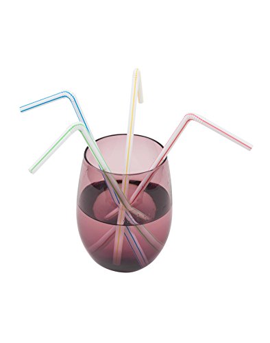 125 pitillos flexibles con rayas colores surtidos miniatura 4