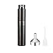 LATRAT Flacon Parfum Vide, 8ml Vaporisateur Vide de Sac Rechargeable, pour Homme & Femme avec Entonnoir et Pipette, Atomiseur Parfum, Recharge Spray Flacon de Parfum, Pulverisateur Voyage (Noir)