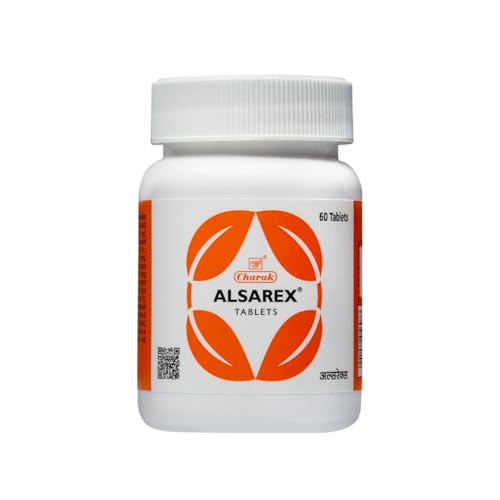 Image of Charak Pharma Alsarex Tablet for Acidity & Stomach Health | Natural Remedy for Indigestion & Heartburn (Pack of 1-60 Tablets)