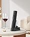 CIRCLE JOY Rechargeable Wine Opener Electric Wine Bottle Opener 7-in-1 Wine Gift Set with Electric Vacuum Pump, Charging Station, Foil Cutter, Wine Aerator Pourer and 2 Wine Stoppers