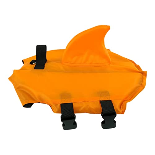 balacoo Inflatable Costume Jackets Dog Shark Lifesaver Pet Floatation Vest Adjustable Swimsuit with Handle for Swimming Boating and Kayaking (L) Inflatable Costumes