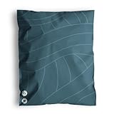 Poly Mailers 14.5x19-25 Pack Biodegradable Shipping Bags for Clothes and Large Items - Impack Self-Seal Waterproof Thick Mailing Envelope for Accessories & Clothing - Space Blue Leaf
