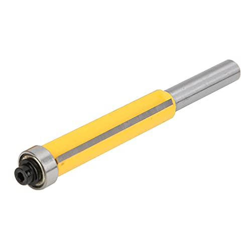 Fresa para Carpintería con Vástago De 3 uds. De 8mm, Broca Enrutadora, Broca Enrutadora De Recorte con Rodamiento