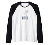 Be You Beautiful Cool Retro Urban Street Hip Hop Camiseta Camiseta Manga Raglan