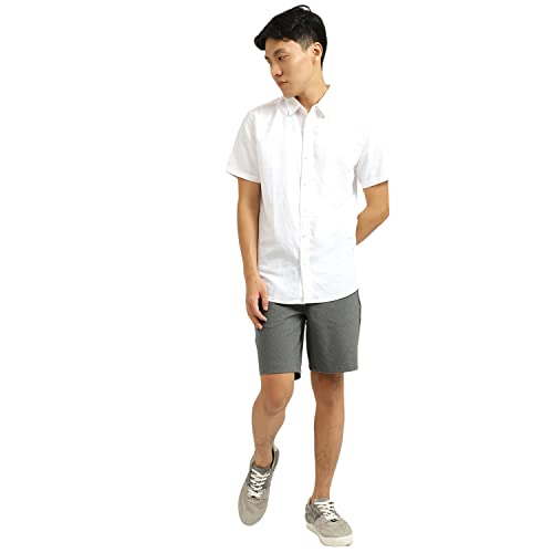 Image of United Colors of Benetton Men's Solid Relaxed Fit Shirts