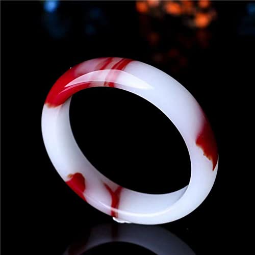 Bracelet jade rouge pour femmes authentique fini les imitations en 58 mm