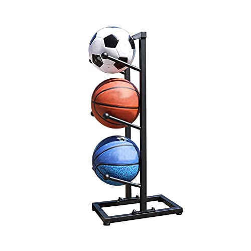 Support de rangement de basket-ball 3 niveaux pour stopper le désordre
